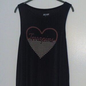 Maryland Terrapins Heart Tank Top - Drapey Medium